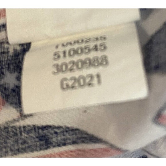 Childrens Place USA Surfboards Red White Blue‎ Button Down Short Sleeve Boy Sz 4 - Picture 3 of 5